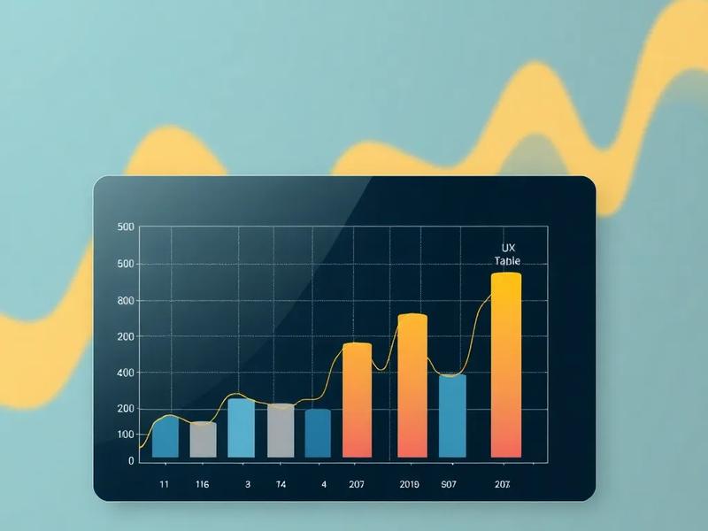 Graph showing real estate market trends